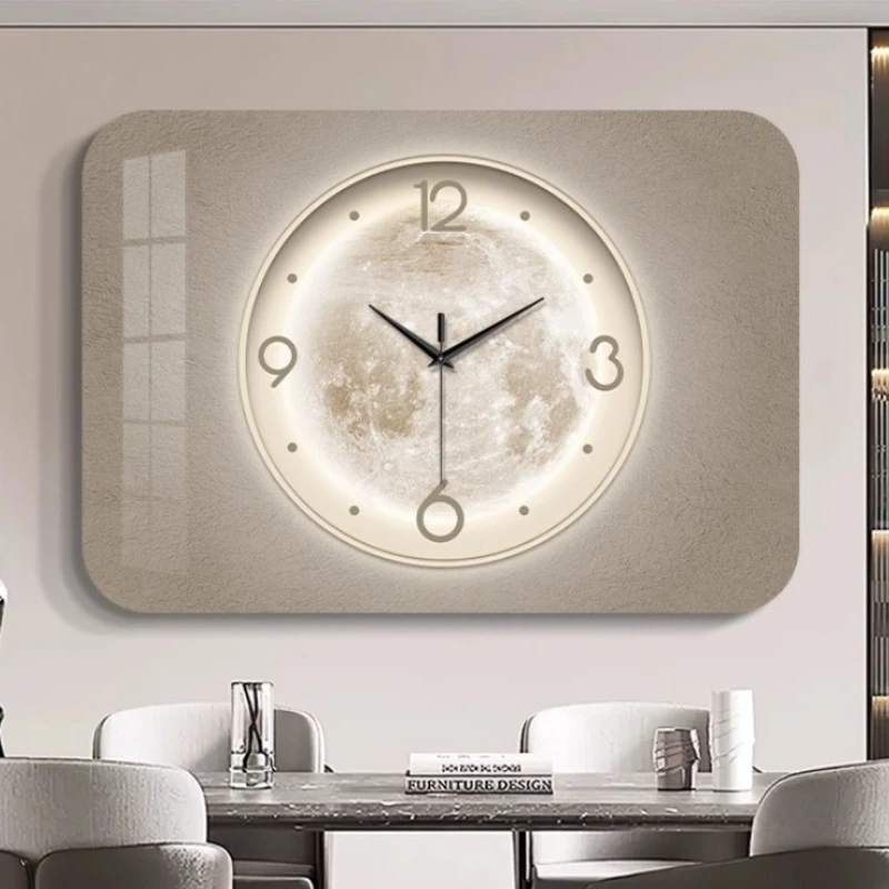 

Luxury Living Room Decoration Wall Clock Restaurant Fashion Clock Mural Watch Corridor Mute Number Quartz Clock Home Decoration