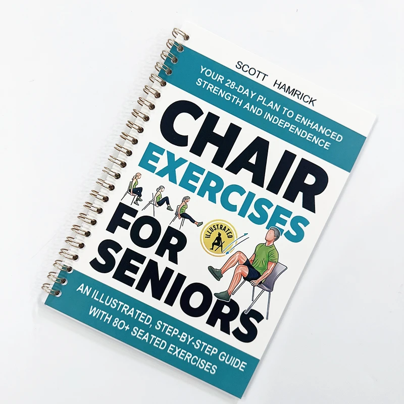 

Chair Exercises for Seniors - 28-Day Strength Plan Book Illustrated Step-by-Step Seated Workout Guide for Elderly