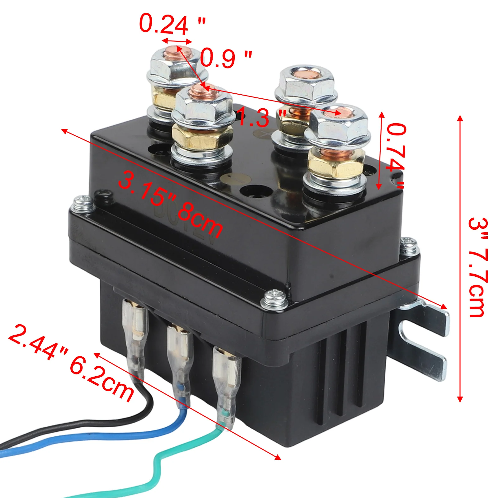 500A for winch Contactor 12V for winch Relay Recovery Situations As Shown In The Figure 2.4GHz Digital Remote Easy Installation