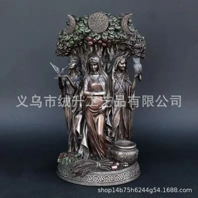 

The new Greek religion Celtic Tandu Triple Goddess hopes to honor the harvest of home decorations.