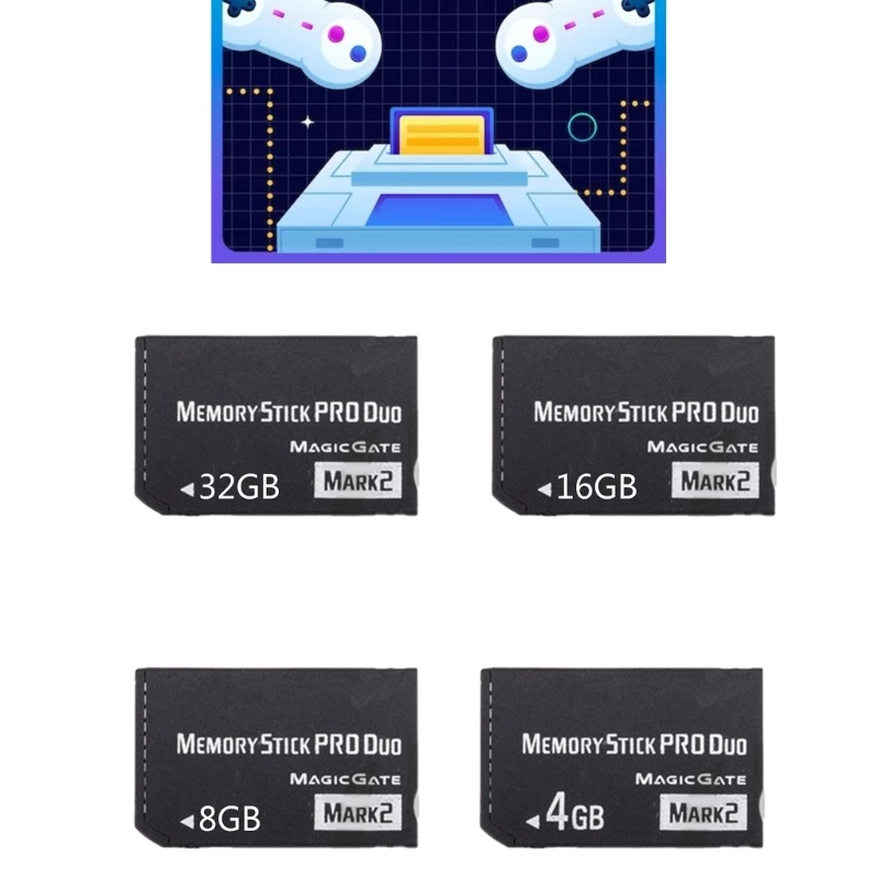 4Gb/8Gb/16Gb/32Gb Memory Stick Pro Hoge Capaciteit Geheugenkaarten Voor Psp1000/2000/3000 Ms Pro Duo Gaming Geheugenkaart