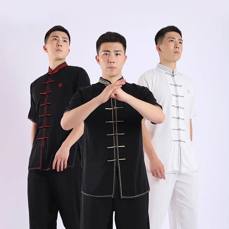 Unisex Tai Chi Uniforms Kung Fu Clothing Men Martial Arts Clothes Women Wu Shu Exercise Set Sport  Wrinkle Free 2023 New Style