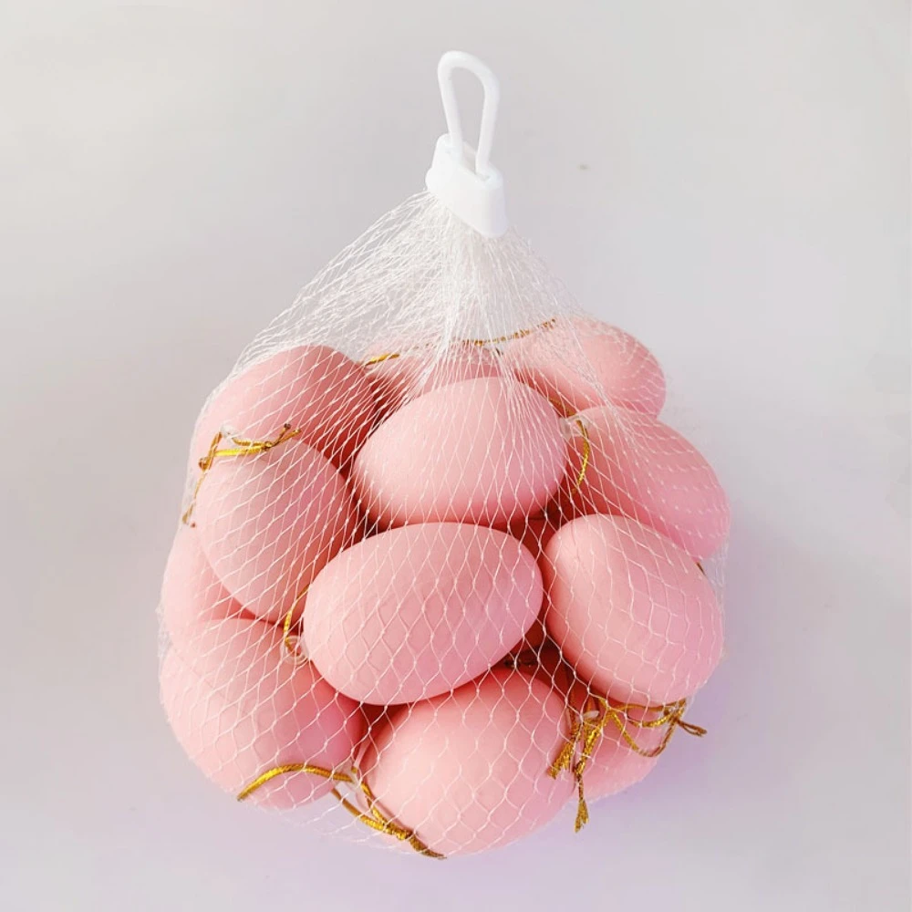 DIY Easter Egg Hanging Decora 20PC Colorful Painting Pigeon Bird Eggs Eggs for Easter Party Graffiti Egg Pendant Decor Kids Gift