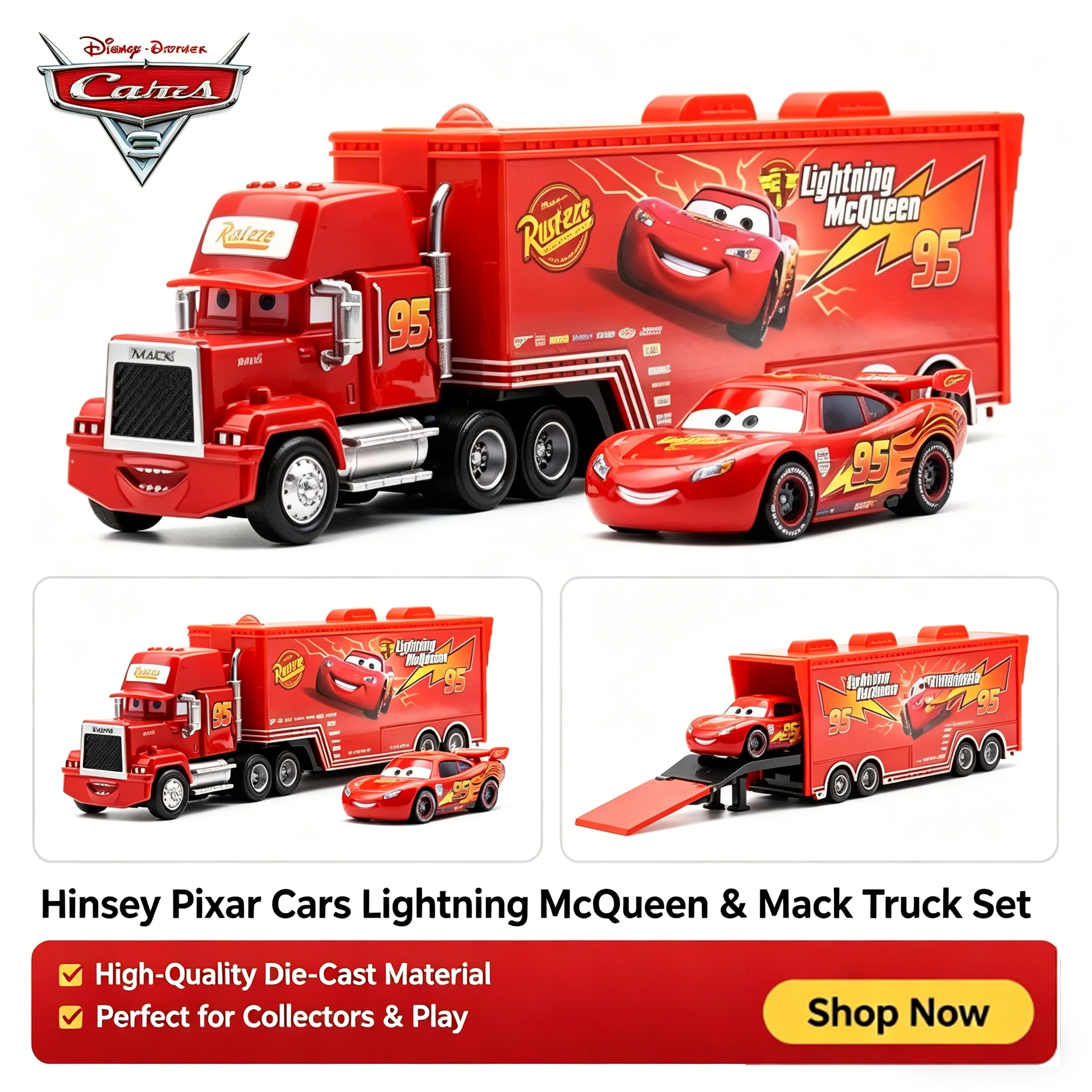 Set de Autos de Disney Pixar