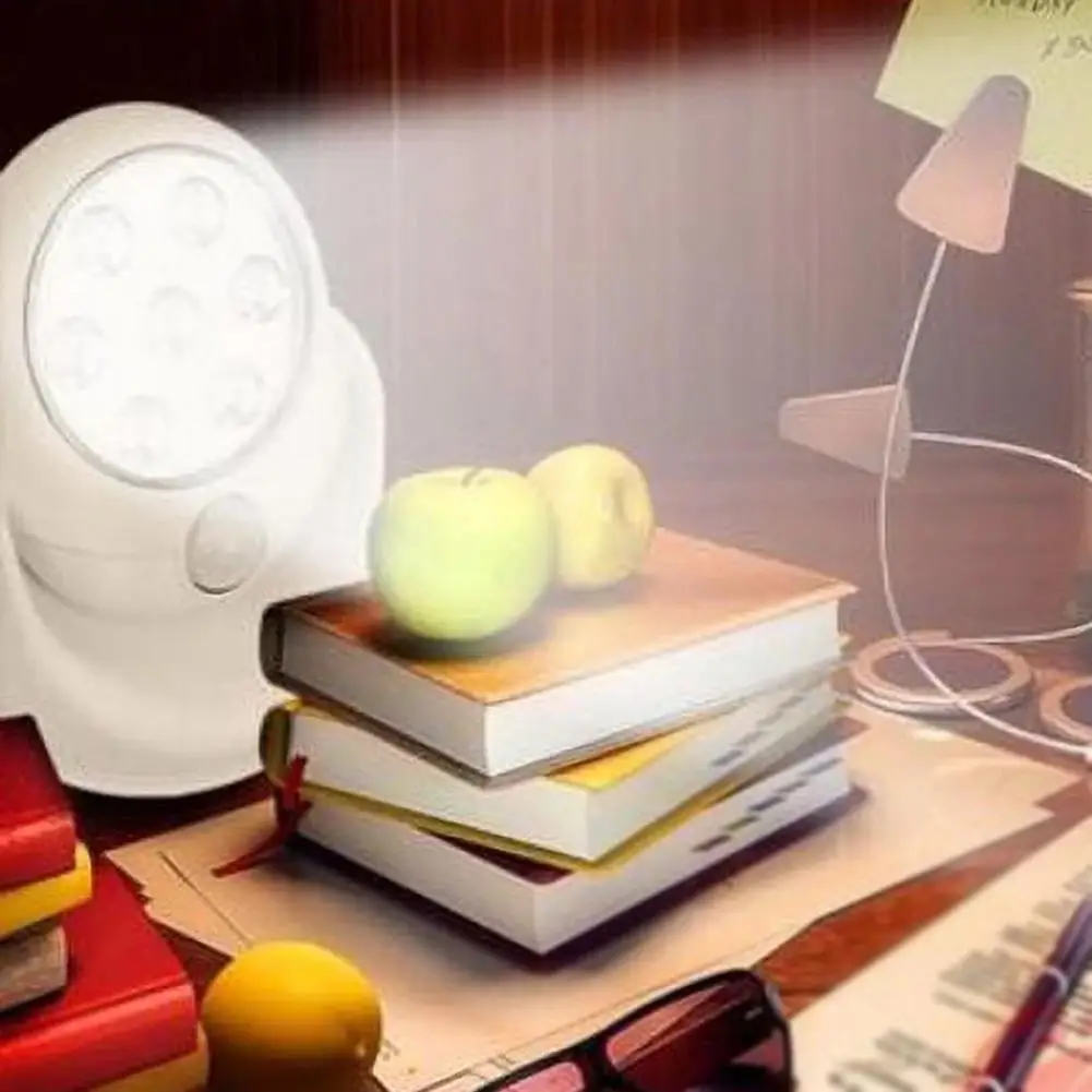 ضوء LED موفر للطاقة مستشعر منزلي مستشعر ذكي 360 درجة ° خزانة سلالم الحمام الطابق السفلي ضوء الليل مصباح الأشعة تحت الحمراء