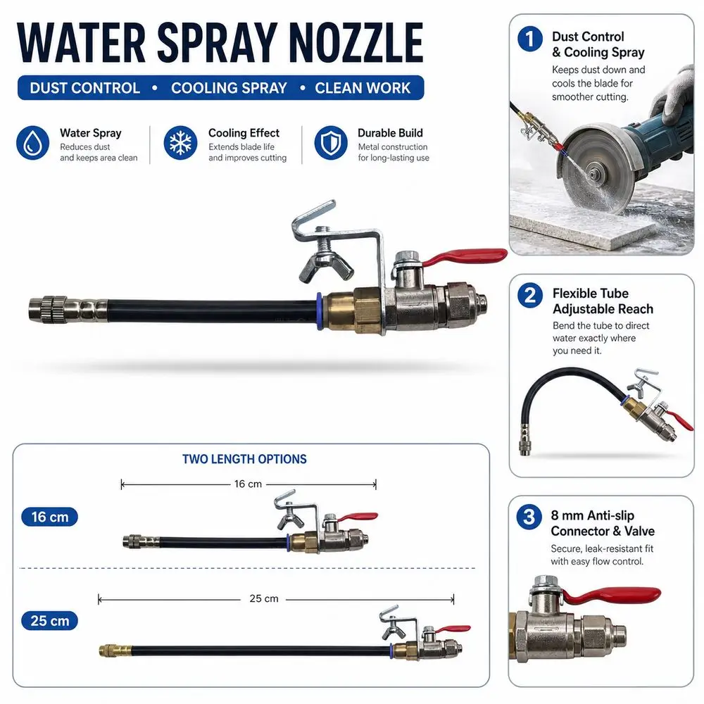 Copper Water Spray Nozzle Dust Suppression Anti-Detachment Structure Dust Suppression Nozzle Water Cooling Cooling Spray Nozzle