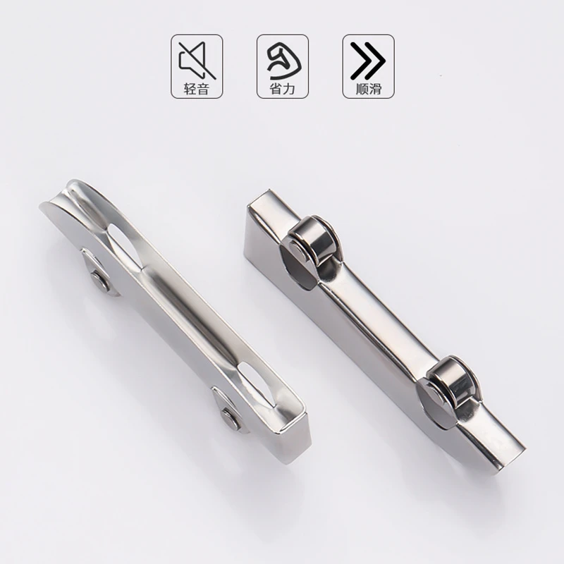8Pcs/set 5/6/8mm Glass Sliding Door Roller Clamp Pulley Wheel  Mobile Counter Wheel Track Roller Hardware Accessories