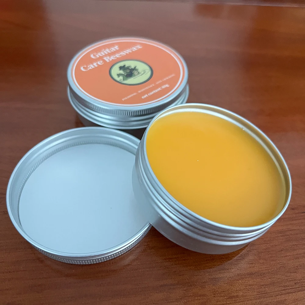 ギターケア蜜蝋 - 天然木製楽器ポリッシュ、ひび割れ防止メンテナンスワックス、深く栄養を与え、乾燥/傷を防止1-3PC