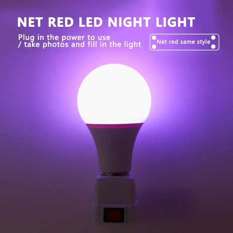 Ampoule LED colorée télécommandée, lampe de nuit à gradation d'éclairage intérieur, petite lampe, RVB, budgétaire de document, globe, bouche à vis