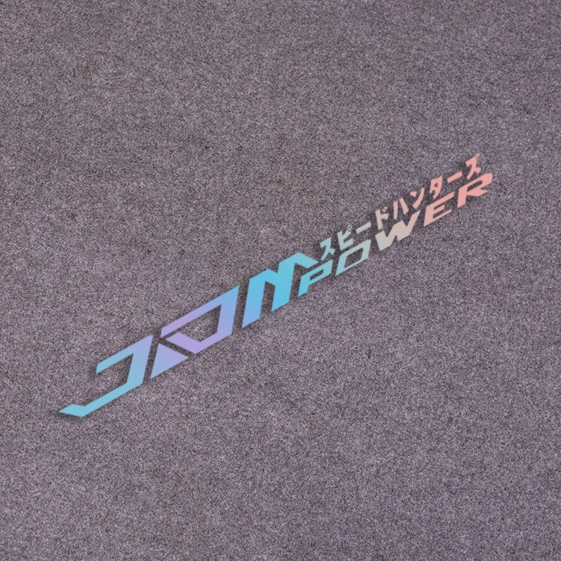JDM Windshield Car Decoration Stickers Vinyl Waterproof Non-fading Large size Personalized Japanese Racing Decals