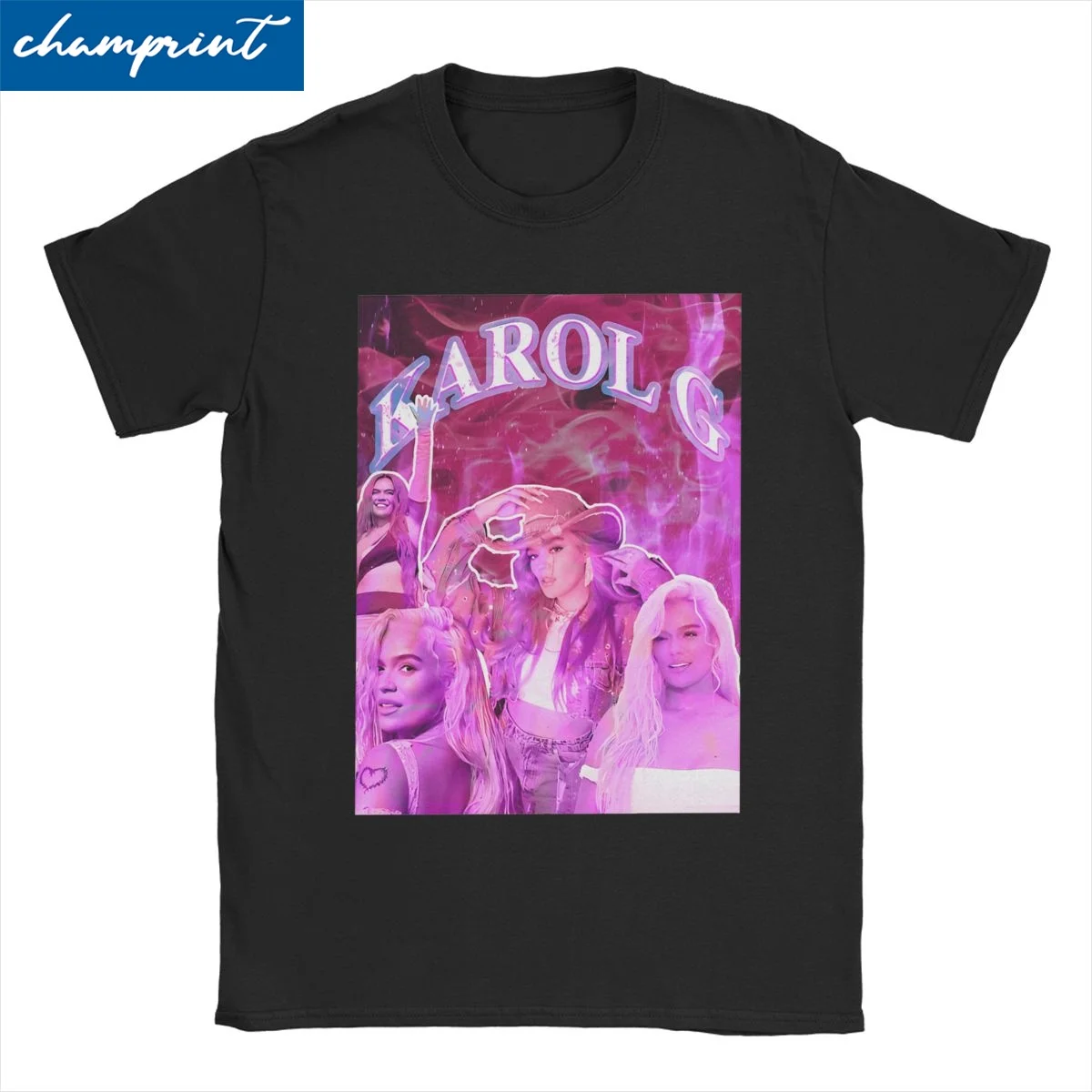 Cool Karol G Season T-shirts para homens e mulheres, camiseta de algodão O Neck, Hip Hop Reggaeton Music, camisetas de manga curta, tops clássicos