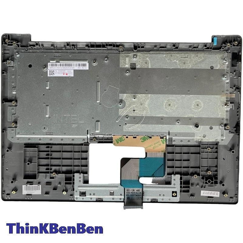 UKR الأوكرانية البلاتين رمادي لوحة المفاتيح العلوي حافظة Palmrest شل غطاء لينوفو Ideapad 1 14 14IGL05 5CB0X56991