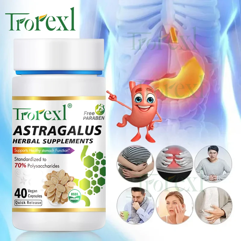 

Gastric Mucosa Injury Capsules Gastric Acid Reflux Relief, Stomach Repair, Stomach Pain Supplements Strengthen Stomach Lining