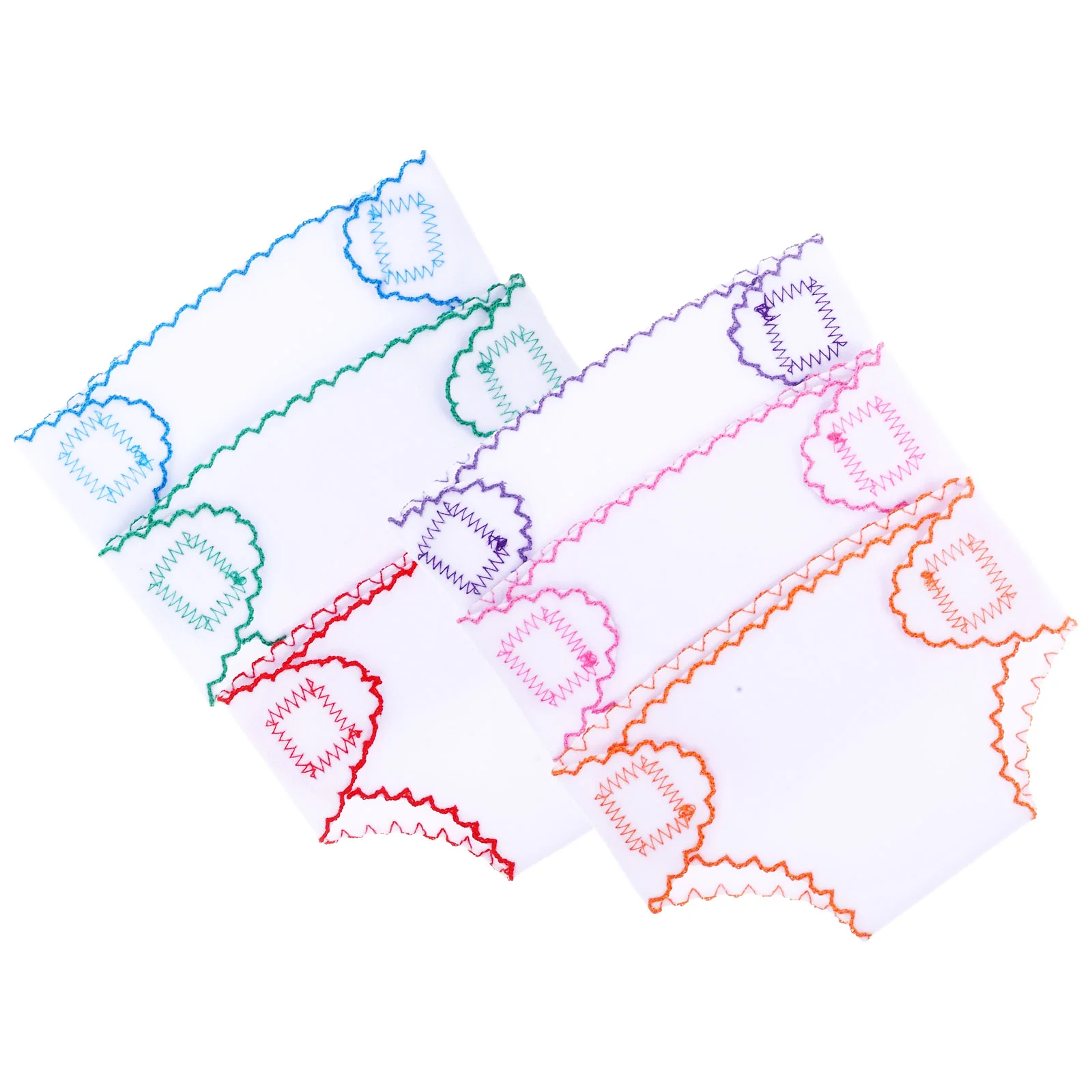 6 Pcs Cloth Diapers Nappy for Making Materials DIY Nappies Reborn Baby Dolls