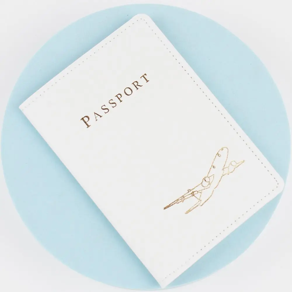 PU Leather Passport Cover Multifunction Multi-card Waterproof ID Card Pouch Credit Card Protector Cover Travel