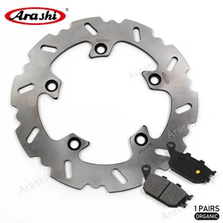 Arashi CNC Rear Brake Disc Rotor Brake Pad For SUZUKI GSX FA 1250 2010 2011 2012 2013 2014 2015 GSX1250FA Disk Plate