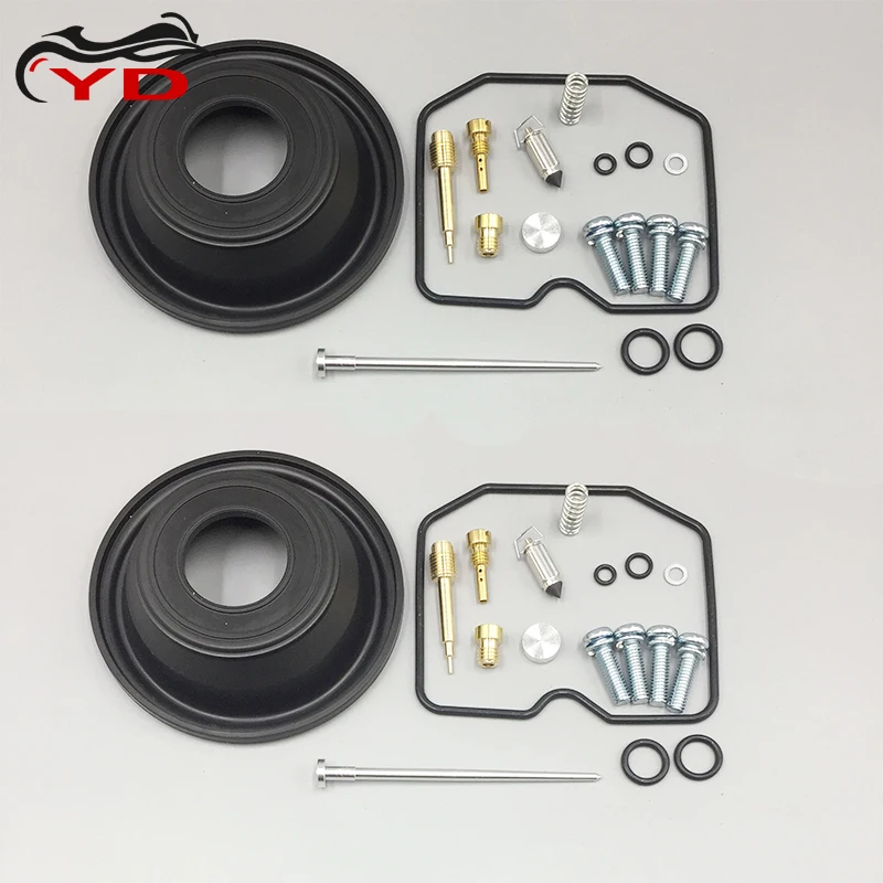 

For 1996-2009 Kawasaki Vulcan 500 EN500C LTD Carburetor Repair Kit Diaphragm pluner