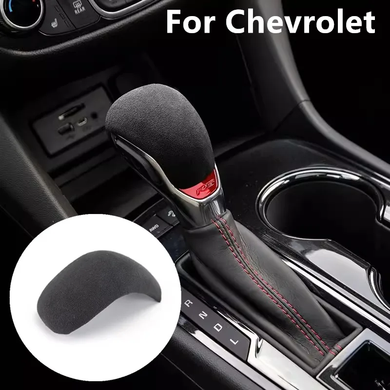 

Car Shift Head Cover Protective Cover Flip Fur Shift Cover Decorative Cover For Chevrolet Malibu Blazer Equinox 2021