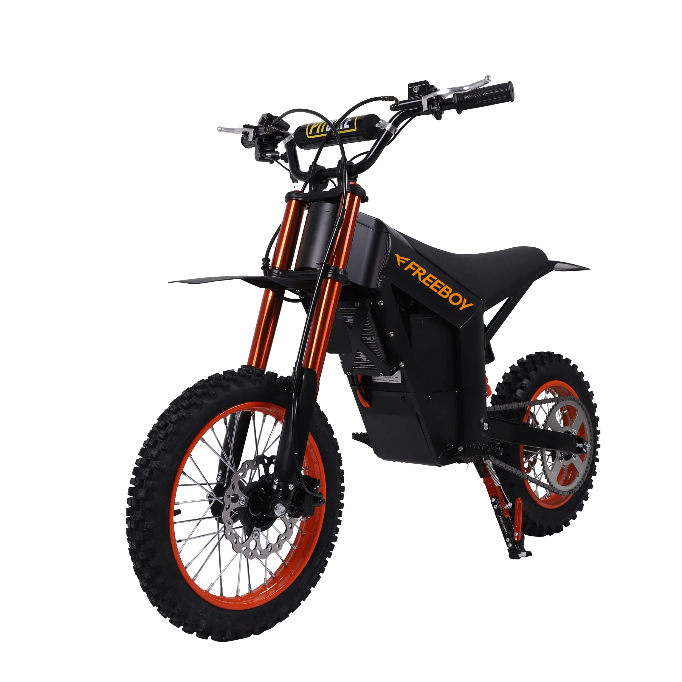 AliExpress NONE FREEBOY Y01 3000W Peak Electric Off Road Bicycle, 55km/h Max Speed, 48V 30Ah Battery 45km Range, 14"+12" Pneumatic Off-Road Tires, Front Hydraulic & Rear Spring Suspension, Hydraulic Disc Brake, 150kg