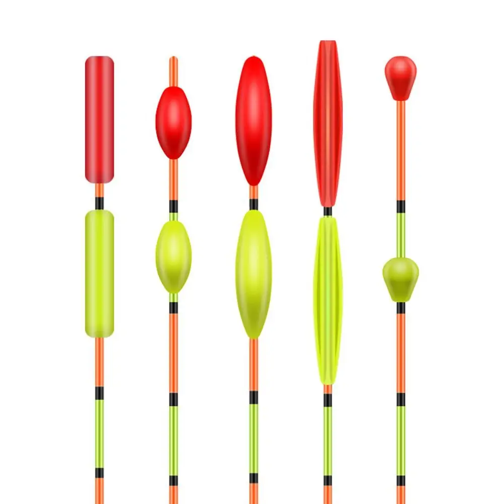 Fishing Float Fishing Floating Bobbers Fluorescent Fluorescent Fishing Accessories Fluorescent Drift Ball Foam Yellow Red