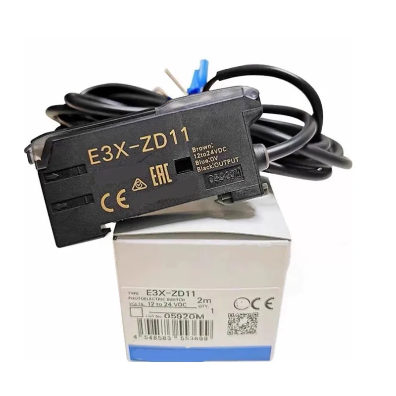 E3X-ZD11 مضخم الألياف الضوئية الأصلي الجديد NPN؛ مستشعر الألياف الضوئية، كمية كبيرة في المخزون، مرحبا بكم في التشاور.