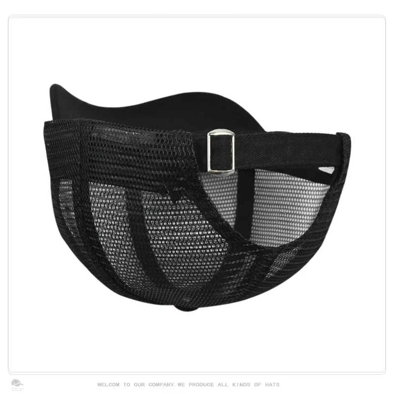 Short Brim Baseball Cap Big Head Full Mesh Hat Men Women Skeleton Simple Mesh Duck Tongue Cap Sunscreen Breathable Sun Hat