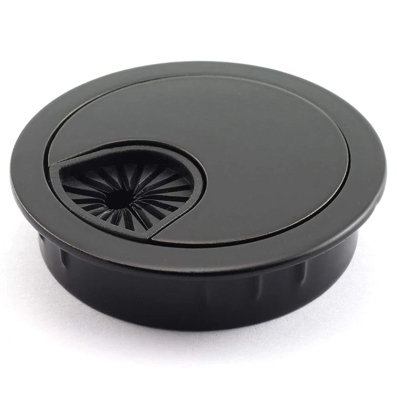 5 قطعة 2 بوصة مكتب سلك الحبل كابل الحلقات ثقب غطاء لمكتب الكمبيوتر مكتب كابل الحبل المنظم غطاء بلاستيكي