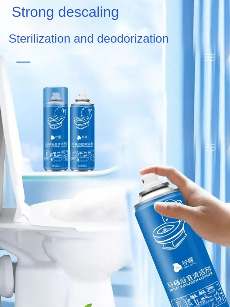 Multifunctional Bathroom Bubble Cleaner 3-in-1 Cleansing Deodorizing And Sterilizing Bubble Mousse