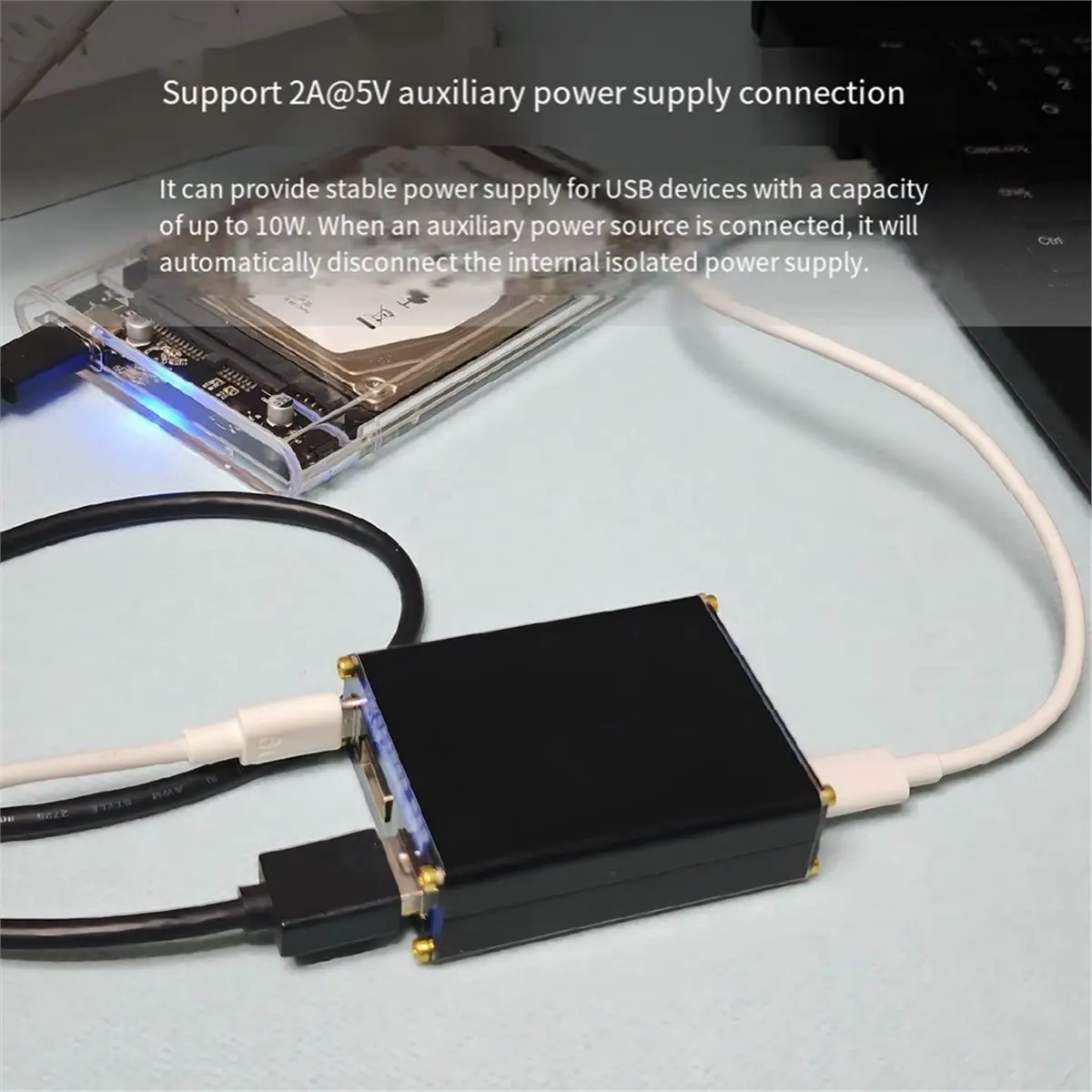 USB2.0 High Speed Isolator HUB 480Mbps 3kV Electromagnetic Isolation UG01 Audio, Low Noise Isolation
