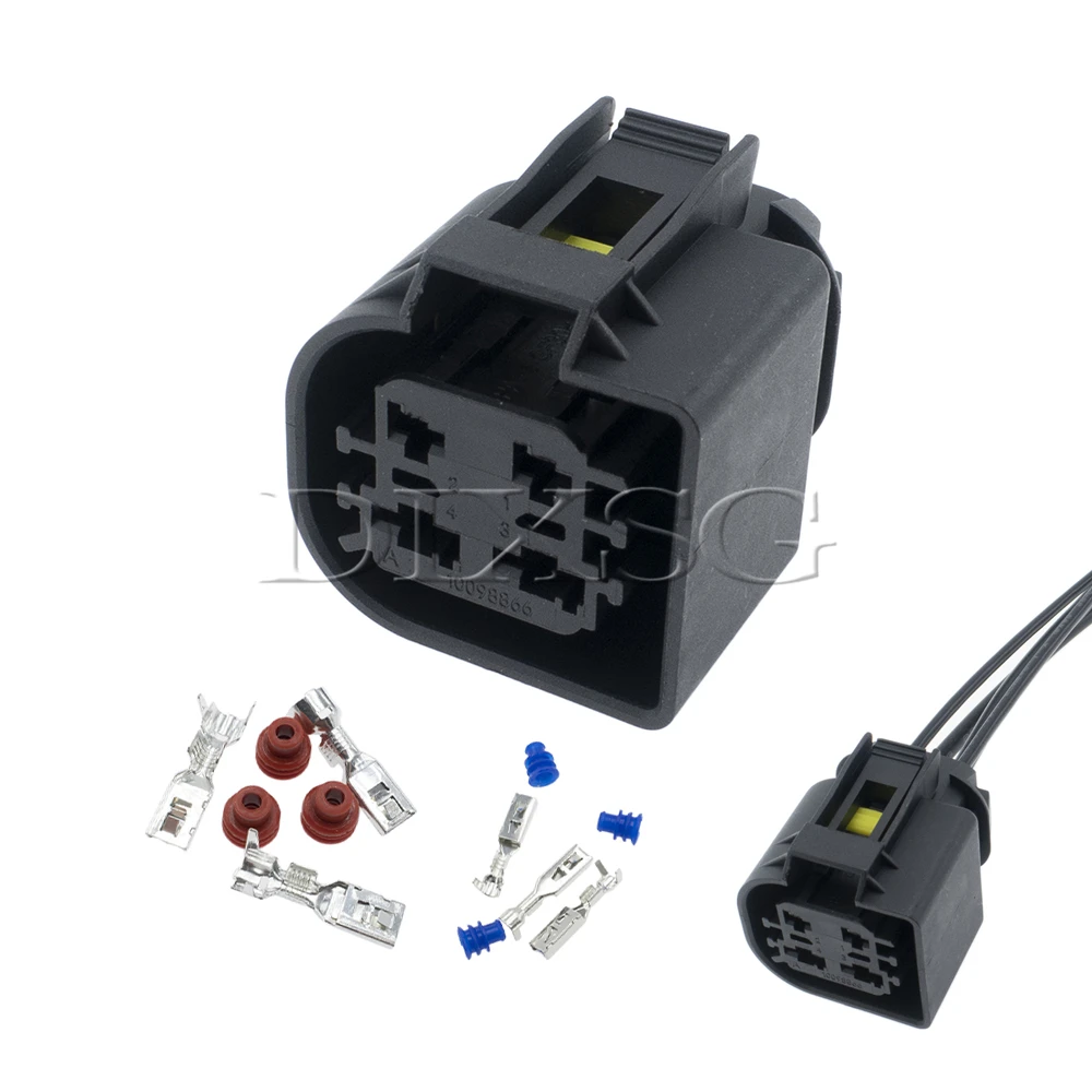 1 Set 4 Pin 10098866 10098862 Car Electronic Water Pump Wire Harness Socket Auto Accessories