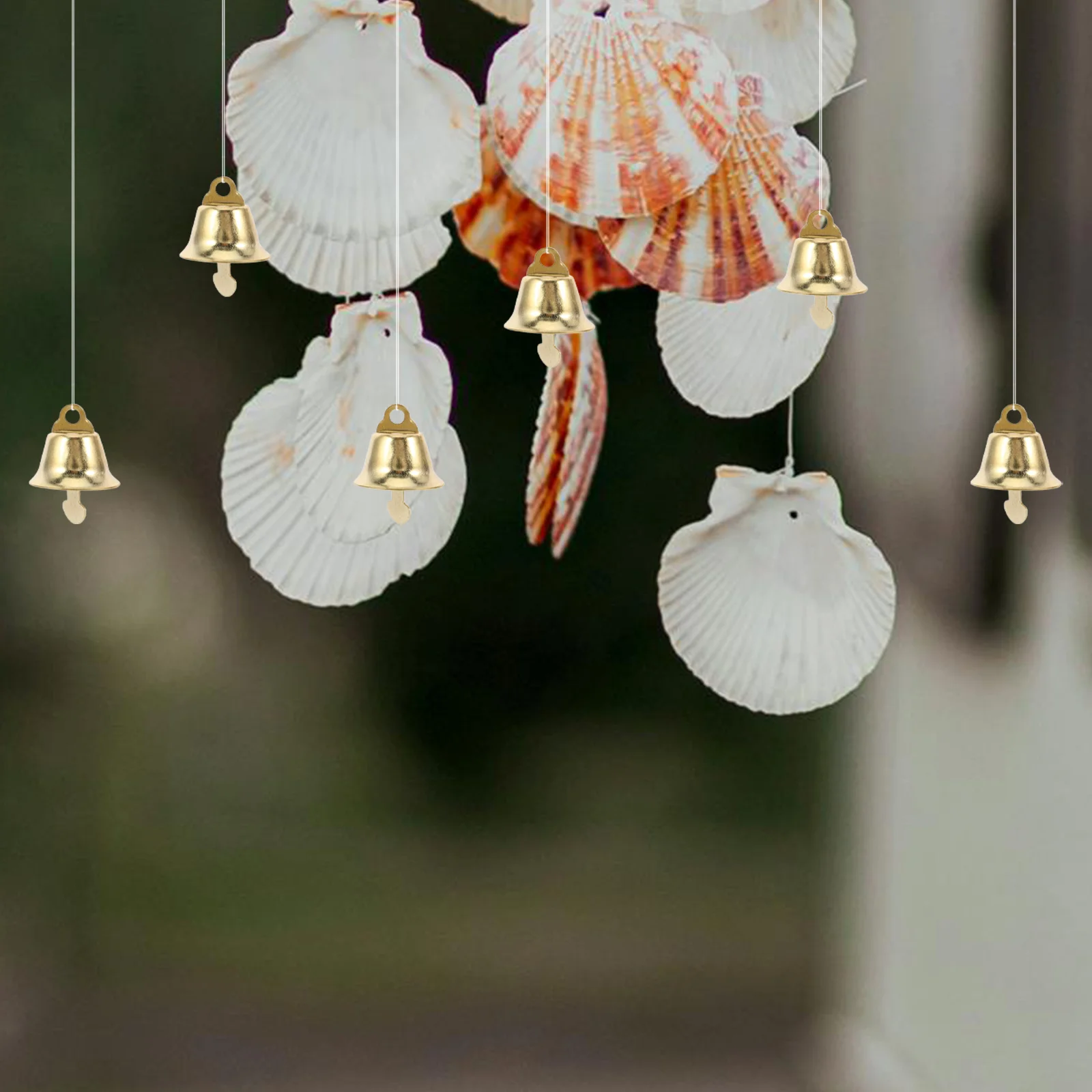 

120Pcs 16Mm Christmas Bell Hanging Pendant Golden Mini Bell Ornament for Tree Decor DIY Wind Chime Accessories