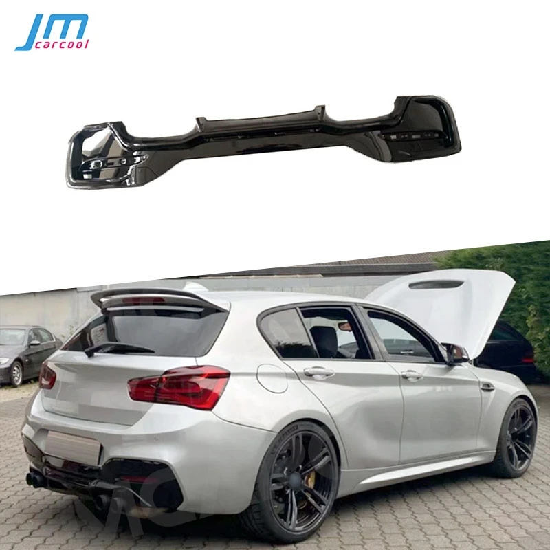 

ABS Gloss Black Rear Bumper Diffuser Lip Extension Splitter Cover For BMW 1 Series F20 M Sport M135i M140i 2015-2018 Accessories