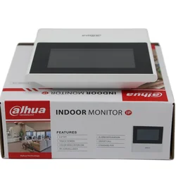 Dahua IP WiFi Indoor Monitor VTH2611L-WP POE 4.3inch TFT Touchscreen Set DND period IPC Surveillance