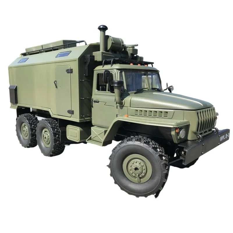 B-36 Ural รถบรรทุกทหารรุ่น RC รีโมทคอนโทรล Off-Road ปีนเขาหกล้อไดรฟ์ของเล่นรถสะสมจําลองรถ