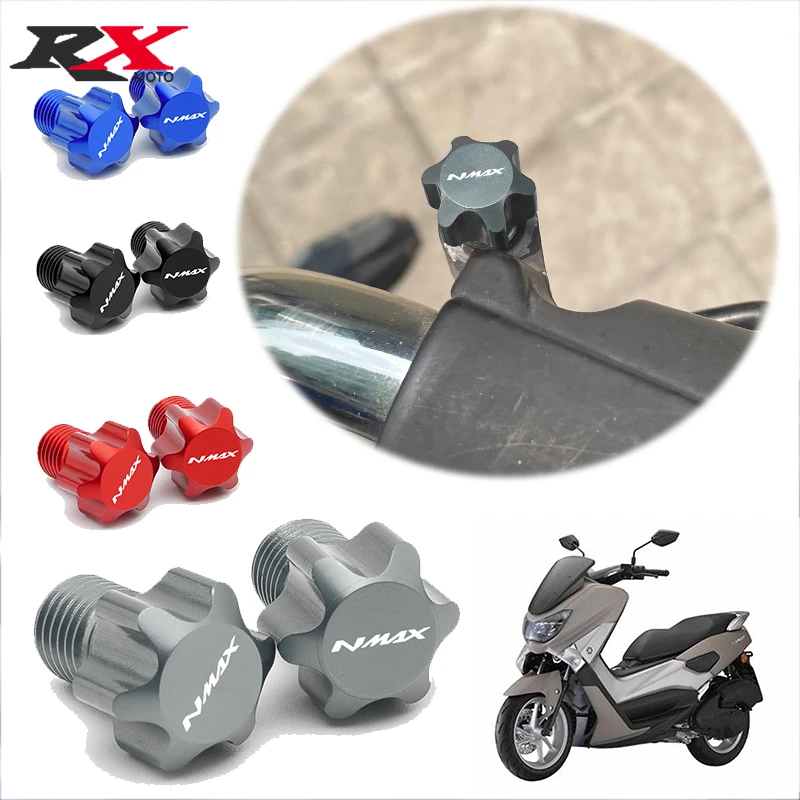 Mototcycle M10*1.25 Mirror Hole Plug Screw For YAMAHA NMAX 155 150 125 NMAX125 Nmax150 NMAX155 CNC Accessories Mirror Hole Screw