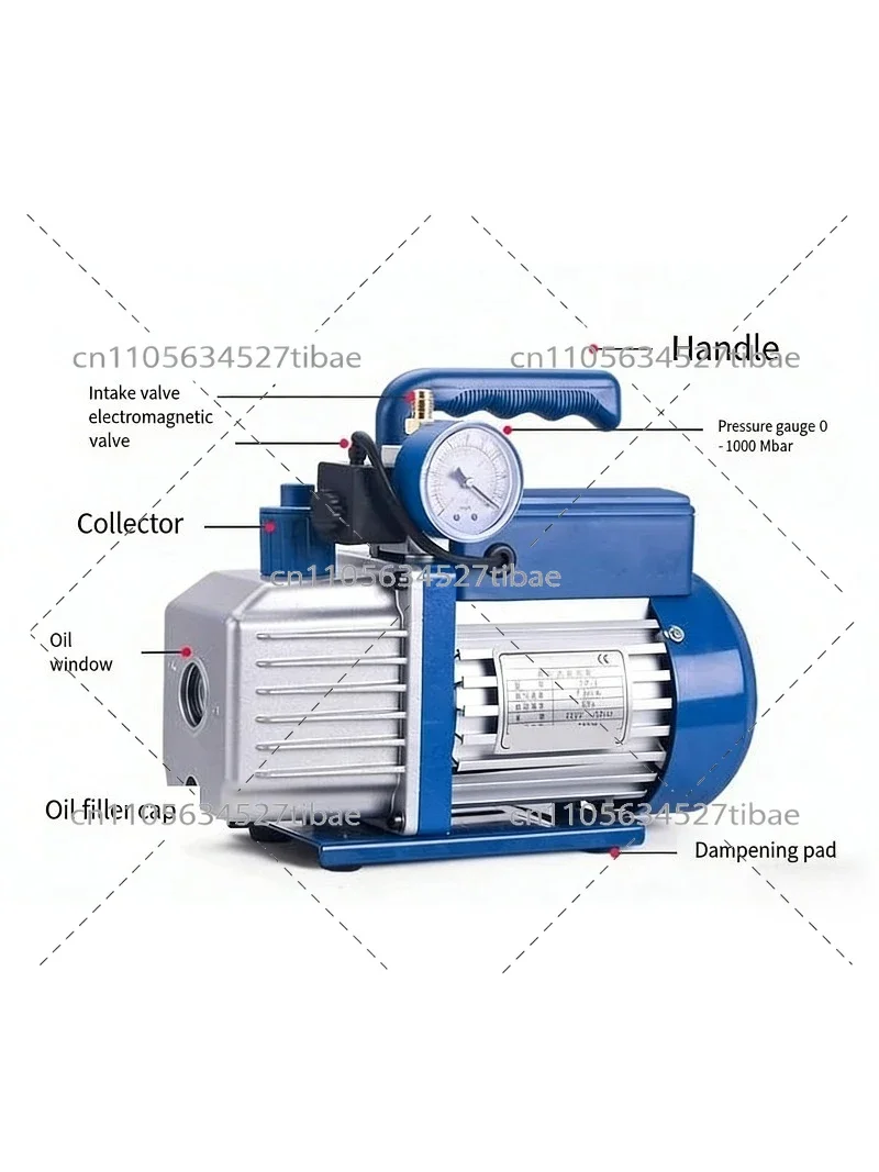 SVP-1 Single Stage Vacuum Pump 150W for Air Conditioner Refrigerant R410 R134a R22 Repair