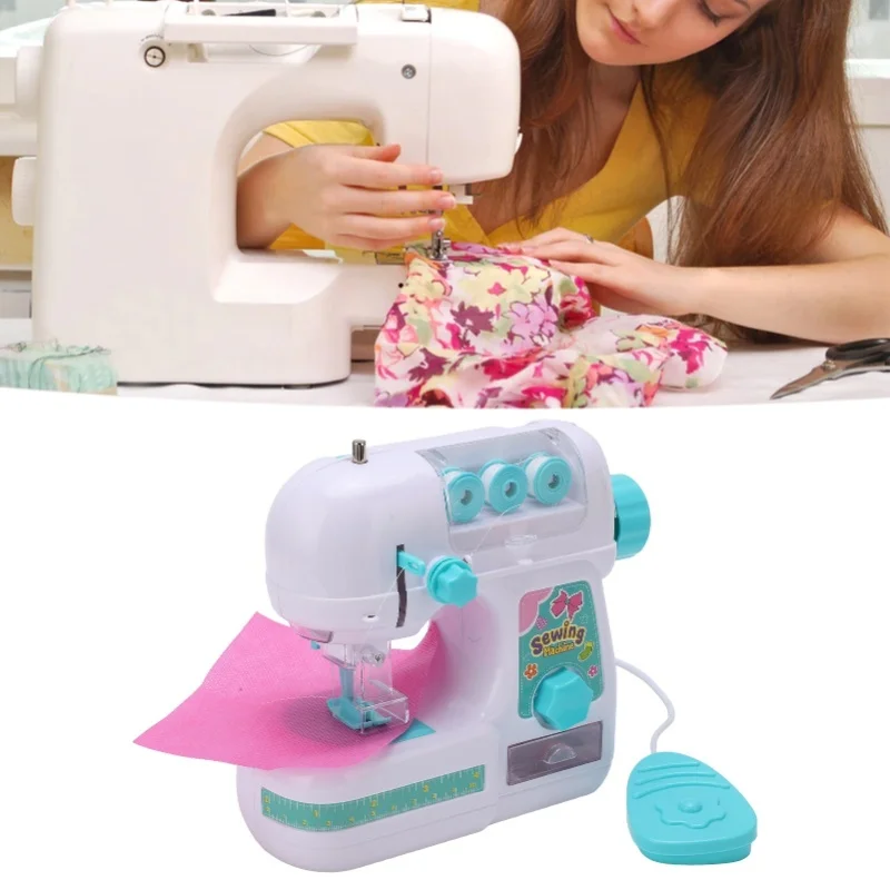 Sewing Machine Toy Electric Simulation Educational Beginner Sewing Machine For Children Beginners