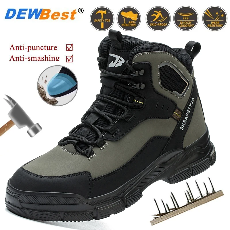 new-all-season-men's-impact-and-puncture-resistant-safety-shoes-with-rotating-buckles—durable-work-shoes
