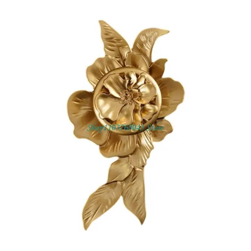 R53F Decorative Drawer Knob in Gold Tone for Cupboards and Bedside Units