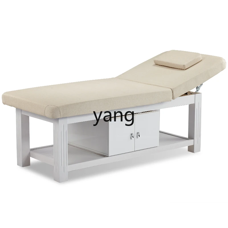 

LMM Facial Bed Beauty Salon Special Solid Wood Massage with Hole Body Massage Bed