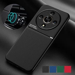 Rugged Non-Slip Case for Honor Magic 8 7 6 Lite Magic6 Pro 5 Lite X9d X9c Smart X9b X9a Cover Car Magnetic Holder Coque Fundas