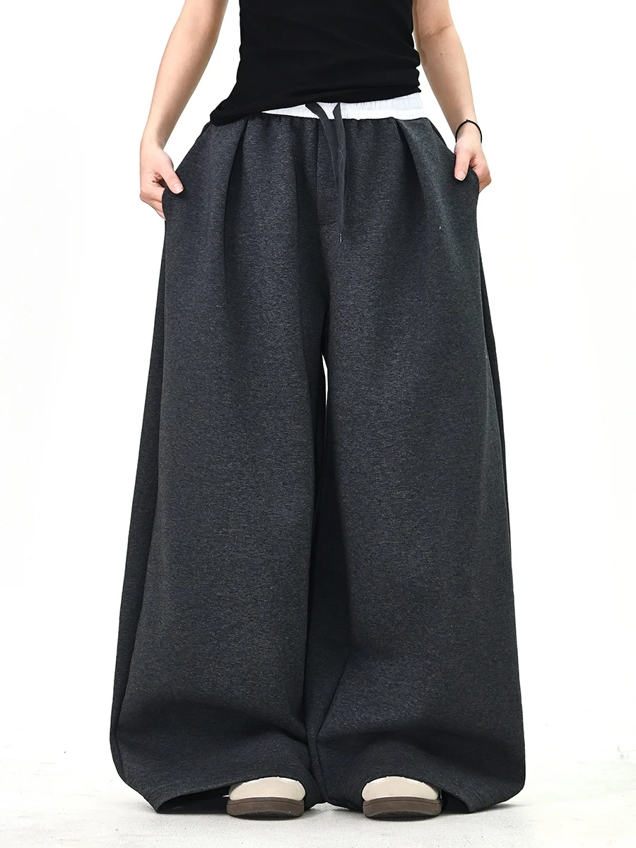 

Американский ретро-комплект: тай-дай брюки и свитшот с длинным рукавом для женщин, весенняя новинка, удобный повседневный костюм из двух предметов, модный