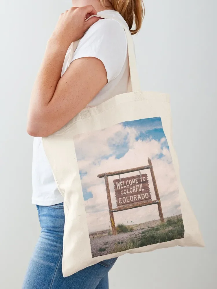Welcome to Colorful Colorado Tote Bag Shopper Women's shopper bag luxury women Reusable bags