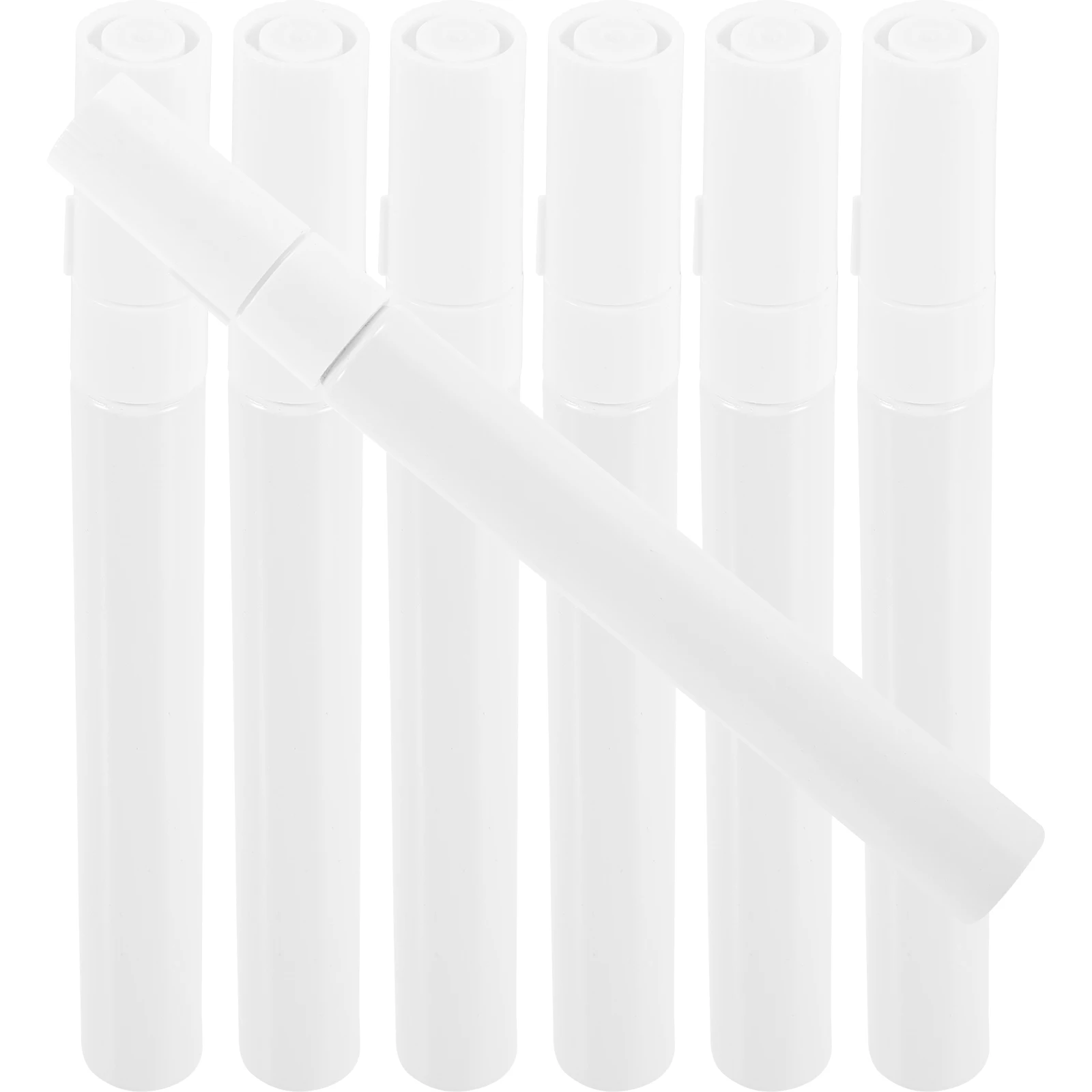 

6pcs Aluminum Tube Paint Pen Holders Refillable Empty Marker Pens for Walls Furniture Touch Up Durable Metal Writing Tools