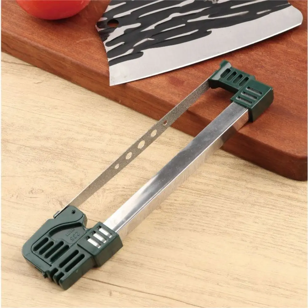 1 Set Effort-saving Knives Sharpener Easy to Disassemble Rust-proof Kitchen Sharpening Stone Double-sided