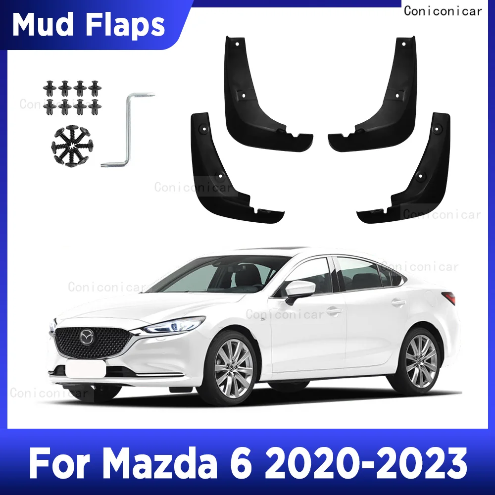 For MAZDA 6 2020 2021 2022 2023 Mud Flaps Splash Guard Mudguards MudFlaps Front Rear Fender Auto Styline Car Accessories