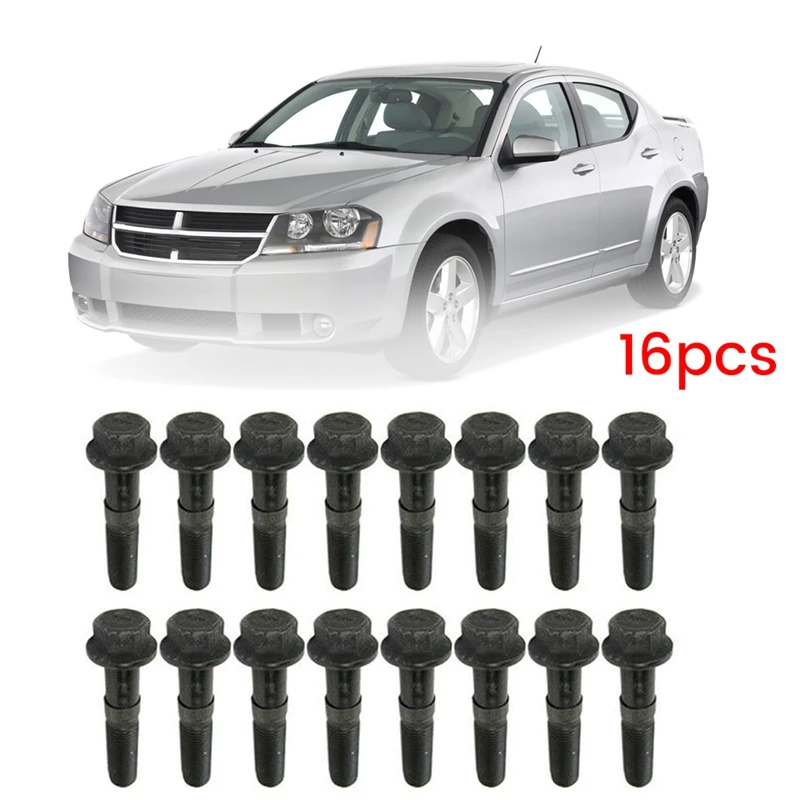 16Pcs Engine Connecting Rod Bolt Bush Screw For Dodge Ram Chrysler Jeep 6508504AA