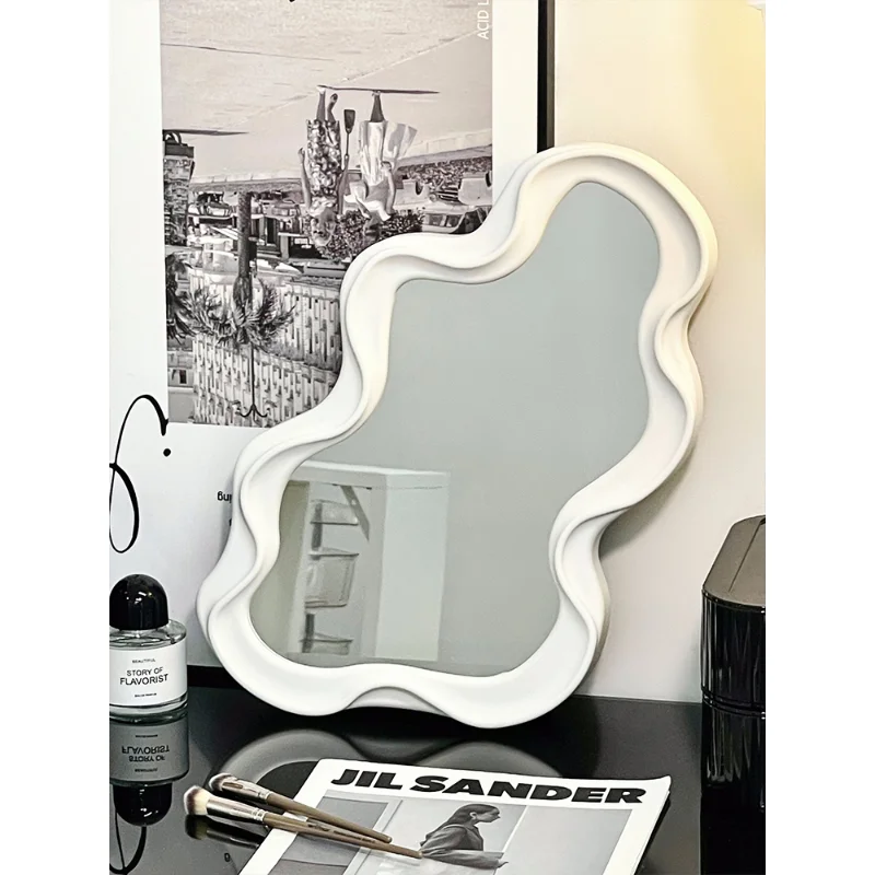 Mirrors, makeup mirrors, high-definition household bedrooms, dormitories, wall cloud mounted mirrors, desktop vanity tables