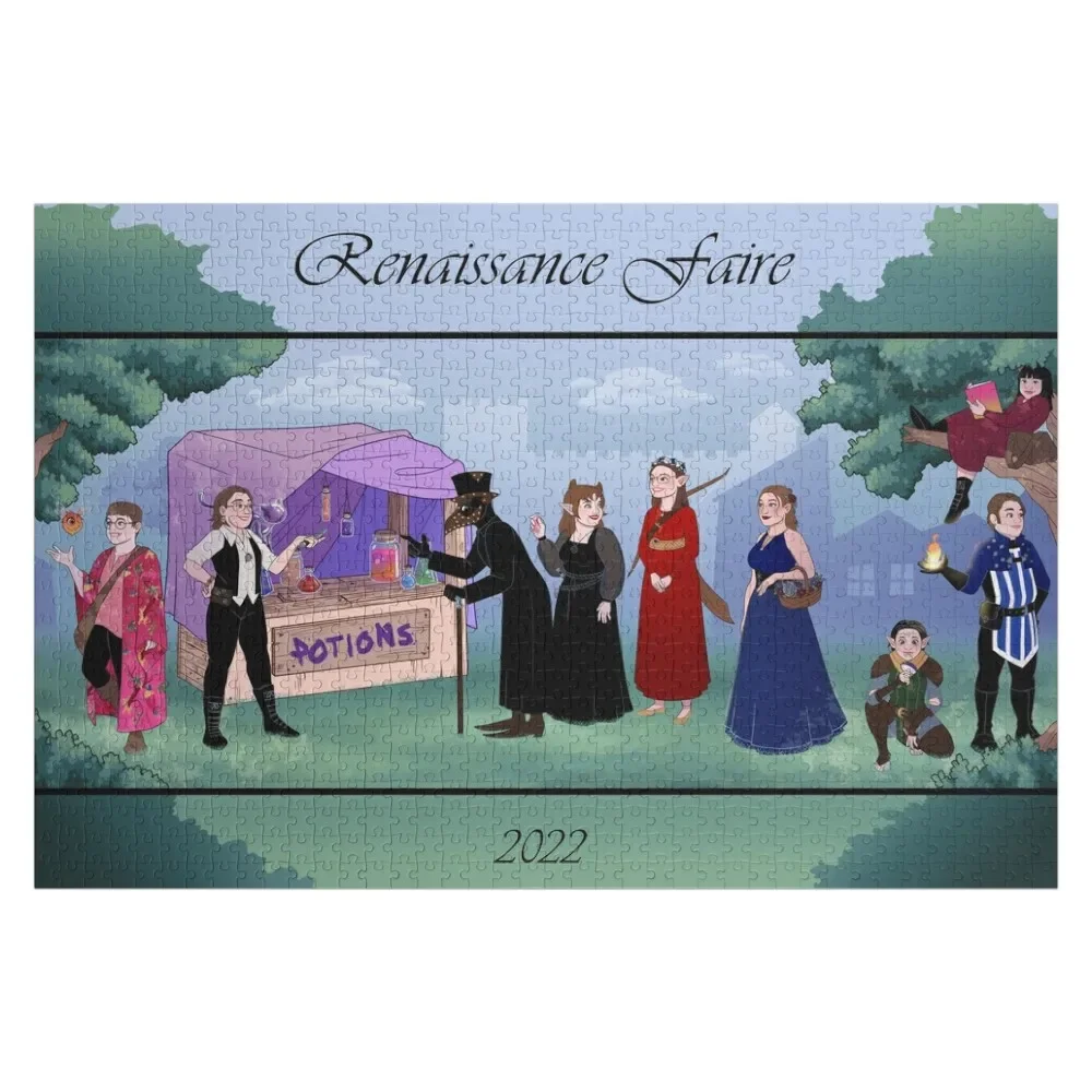 Renaissance Faire: Round 2! Jigsaw Puzzle Woods For Adults Custom With Photo Puzzle