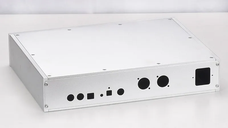 جديد 3206 الفضة الألومنيوم DAC الهيكل لتقوم بها بنفسك فك الضميمة hifi